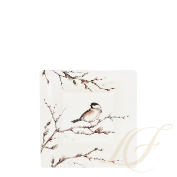 Чаша квадратная 17см коллекции Les Oiseaux De La Foret бренда Gien