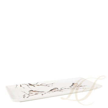 Блюдо для пирога 36х15,5см коллекции Les Oiseaux De La Foret бренда Gien