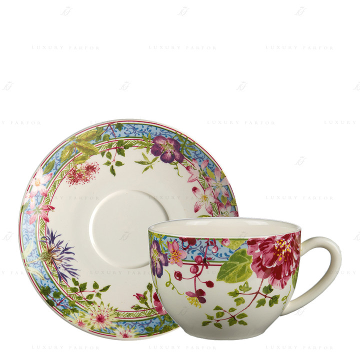 Чашка с блюдцем 0,45л коллекции Millefleurs бренда Gien