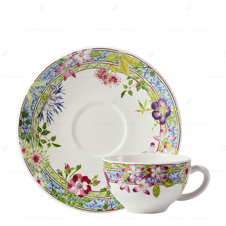 Чашка для завтрака с блюдцем 0,26л, 2шт. коллекции Millefleurs бренда Gien