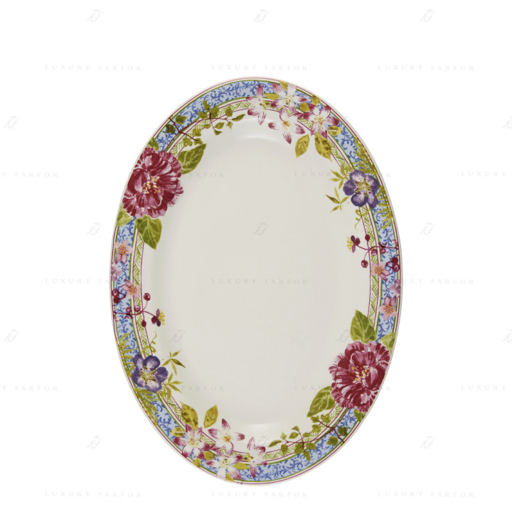 Блюдо овальное 37см коллекции Millefleurs бренда Gien
