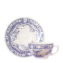 Чашка чайная с блюдцем 0,16л, 2шт. коллекции Oiseau Bleu бренда Gien