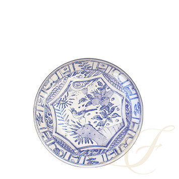 Тарелка закусочная 22см коллекции Oiseau Bleu бренда Gien