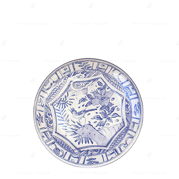 Тарелка закусочная 22см коллекции Oiseau Bleu бренда Gien