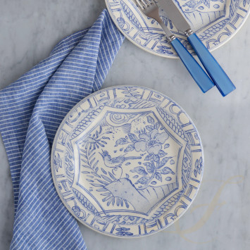 Тарелка десертная 16,5см коллекции Oiseau Bleu бренда Gien