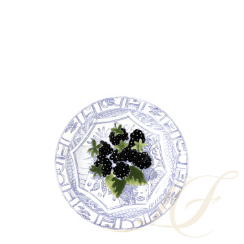 Тарелка десертная 16,5см коллекции Oiseau Bleu Fruits бренда Gien