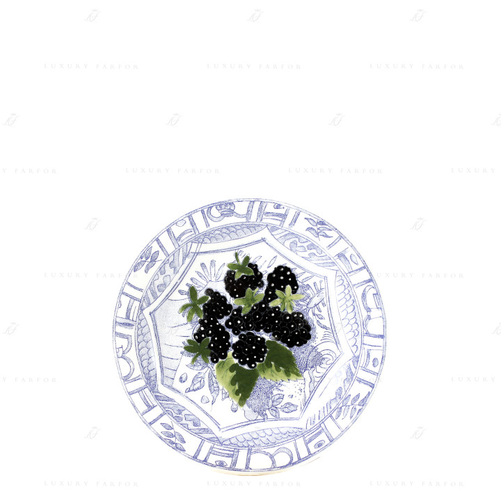 Тарелка десертная 16,5см коллекции Oiseau Bleu Fruits бренда Gien