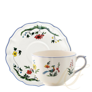 Чашка с блюдцем 0,5л коллекции Oiseaux De Paradis бренда Gien