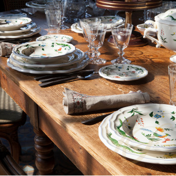 Тарелка закусочная 23,2см коллекции Oiseaux De Paradis бренда Gien