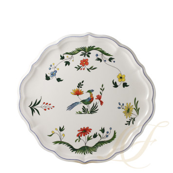 Блюдо для пирога круглое 32см коллекции Oiseaux De Paradis бренда Gien
