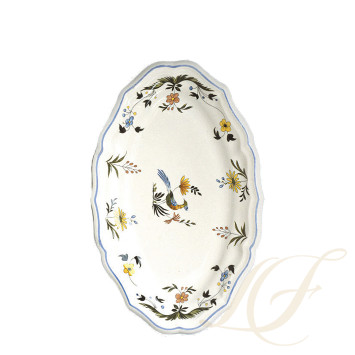Блюдо овальное 36см коллекции Oiseaux De Paradis бренда Gien