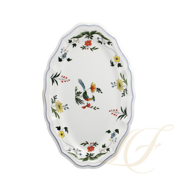 Блюдо овальное 41см коллекции Oiseaux De Paradis бренда Gien