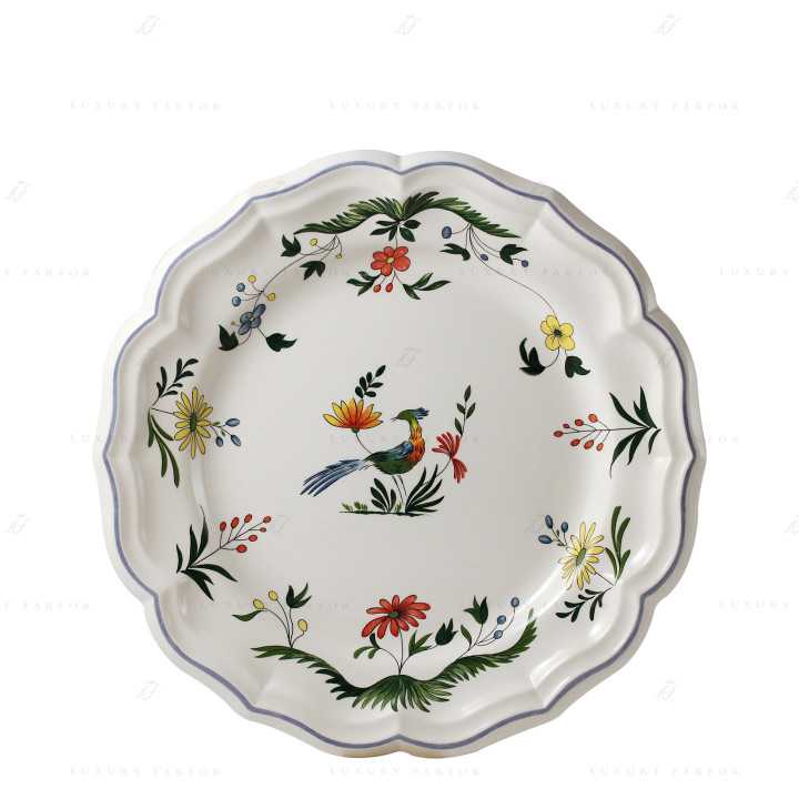 Блюдо круглое 31см коллекции Oiseaux De Paradis бренда Gien
