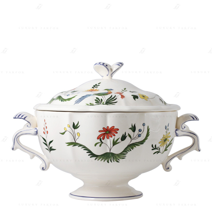 Супница 3л коллекции Oiseaux De Paradis бренда Gien