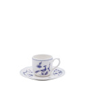 Чашка эспрессо с блюдцем 0,085л, 2шт. коллекции Paradis Bleu бренда Gien