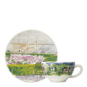 Чашка для завтрака с блюдцем 0,26л, 2шт. коллекции Paris A Giverny бренда Gien