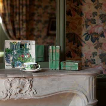 Чашка для завтрака с блюдцем 0,26л, 2шт. коллекции Paris A Giverny бренда Gien