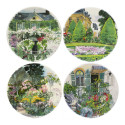 Тарелка закусочная 22см, 4шт. коллекции Paris A Giverny бренда Gien