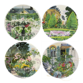 Тарелка закусочная 22см, 4шт. коллекции Paris A Giverny бренда Gien