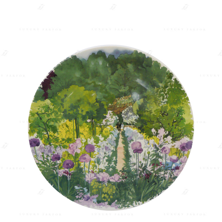 Блюдо для пирога круглое 30см коллекции Paris A Giverny бренда Gien