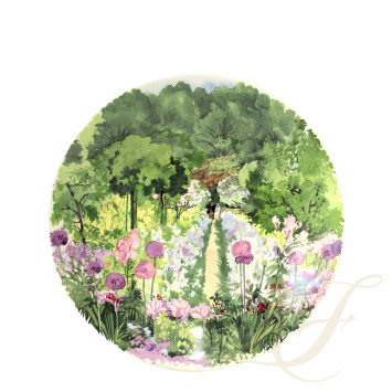 Чаша для спагетти 31см коллекции Paris A Giverny бренда Gien