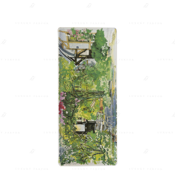 Блюдо для пирога 36х15,5см коллекции Paris A Giverny бренда Gien