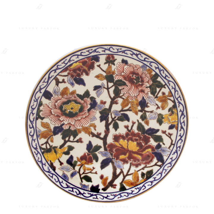 Блюдо для пирога круглое 30см коллекции Pivoines бренда Gien