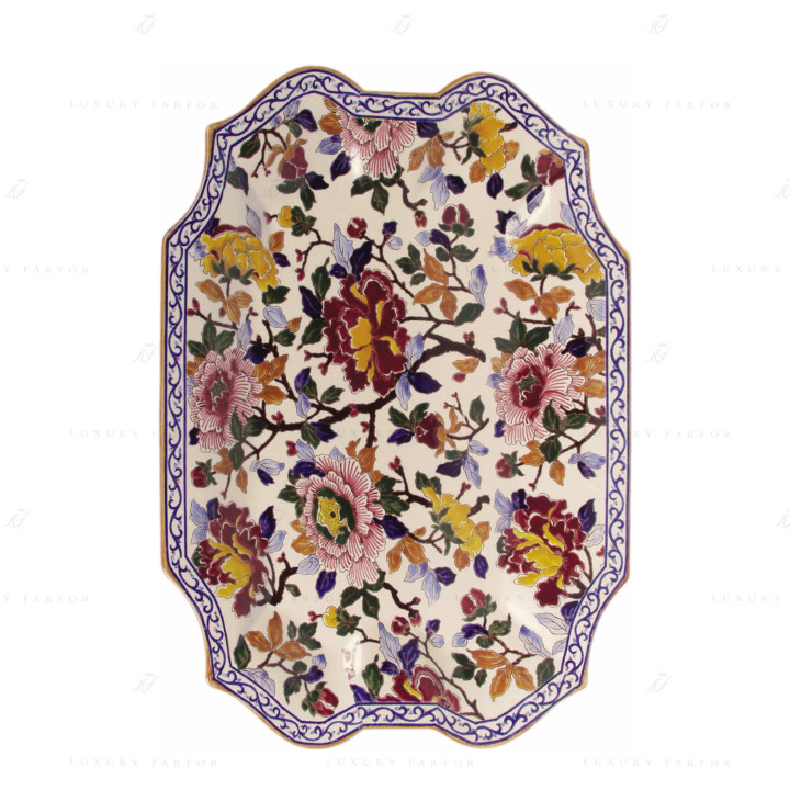 Поднос для супницы 45х36см коллекции Pivoines бренда Gien