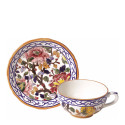 Чашка для завтрака с блюдцем 0,3л коллекции Pivoines бренда Gien