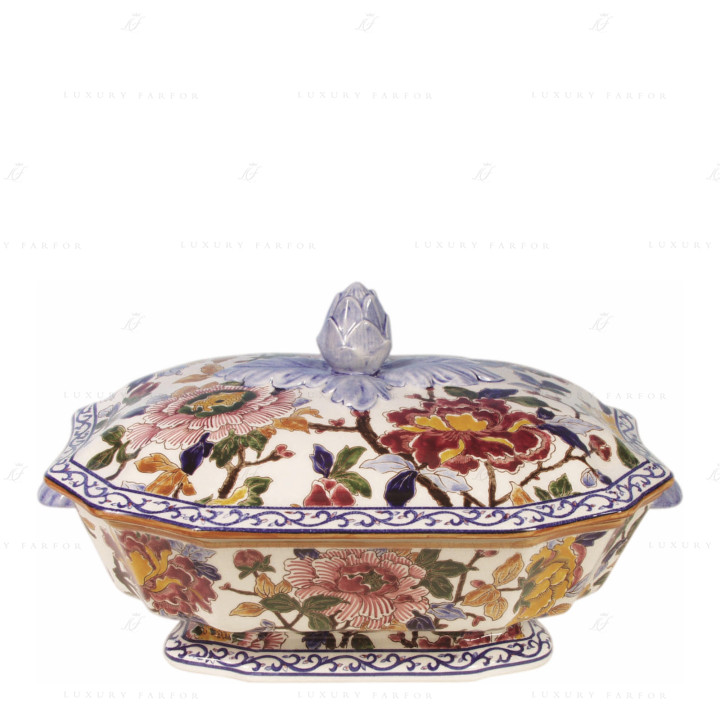 Супница 33,5х25см коллекции Pivoines бренда Gien