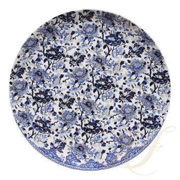 Тарелка настенная 88см коллекции Pivoines Bleues (Лимитированная серия на 100 пред.) бренда Gien