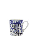 Кружка 0,25л коллекции Pivoines Bleues бренда Gien