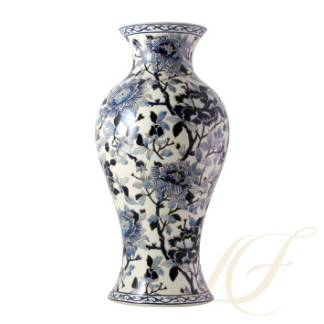 Ваза 48см коллекции Pivoines Bleues (Лимитированная серия на 200 пред.) бренда Gien