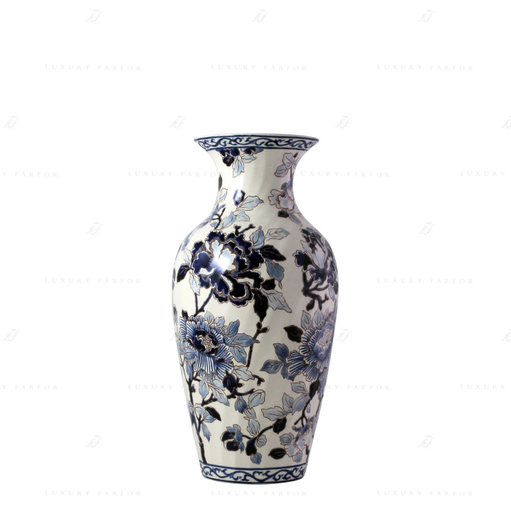 Ваза 26см коллекции Pivoines Bleues бренда Gien