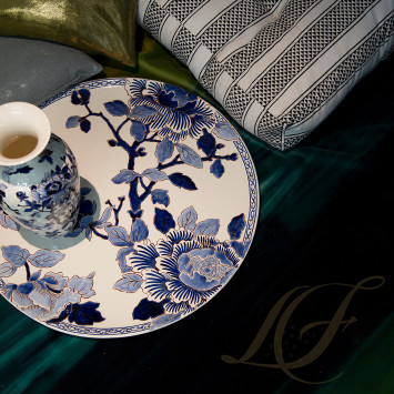 Ваза 26см коллекции Pivoines Bleues бренда Gien