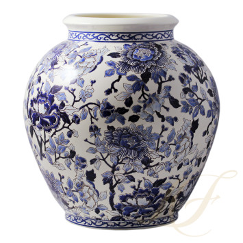 Ваза 36,5см коллекции Pivoines Bleues (Лимитированная серия на 200 пред.) бренда Gien