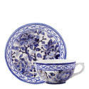 Чашка для завтрака с блюдцем 0,3л коллекции Pivoines Bleues бренда Gien