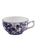 Чашка чайная с блюдцем 0,13л коллекции Pivoines Bleues бренда Gien