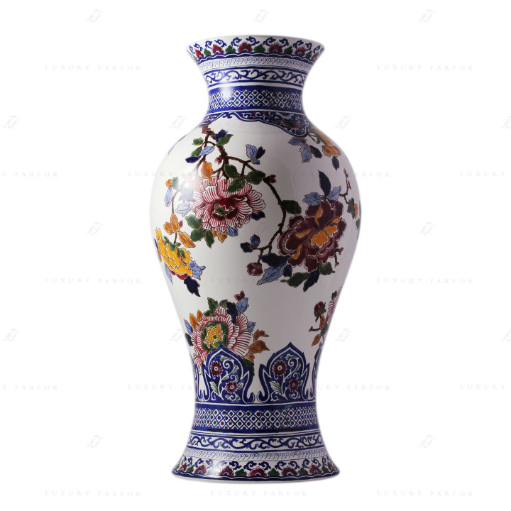 Ваза 48см коллекции Pivoines Musee (Лимитированная серия на 200 пред.) бренда Gien