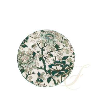 Тарелка закусочная 22,4см коллекции Pivoines Vert бренда Gien