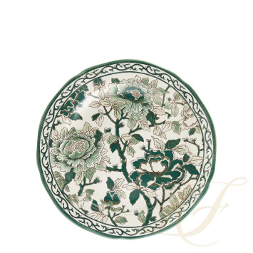 Тарелка главная 28,4см коллекции Pivoines Vert бренда Gien