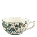 Чашка чайная с блюдцем 0,13л коллекции Pivoines Vert бренда Gien