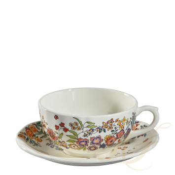 Чашка для завтрака с блюдцем 0,3л, 2шт. коллекции Poesie бренда Gien