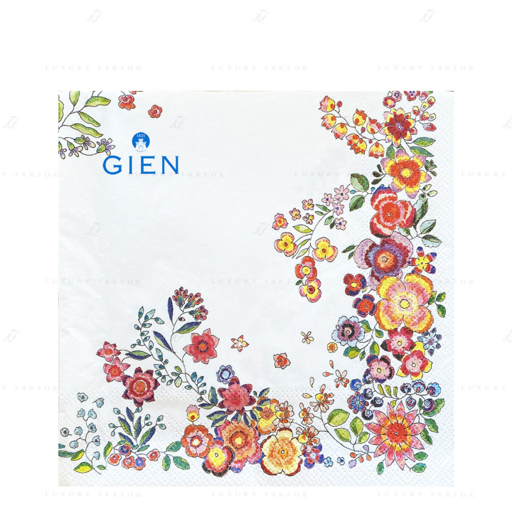 Салфетки 33х33см, 20шт., 12 упаковок коллекции Poesie бренда Gien