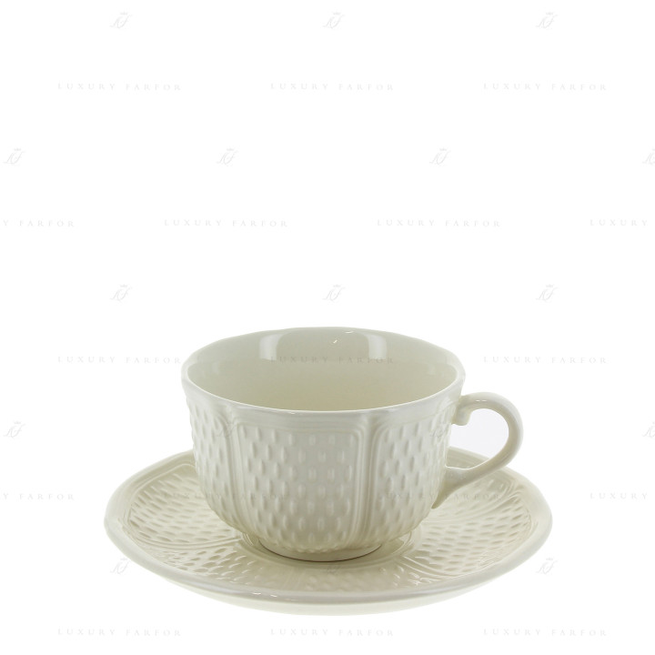 Чашка для завтрака с блюдцем 0,27л, 2шт. коллекции Pont Aux Choux бренда Gien