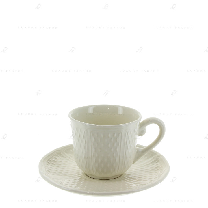 Чашка чайная с блюдцем 0,19л, 2шт. коллекции Pont Aux Choux бренда Gien