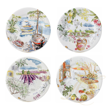 Тарелка закусочная 22см, 4шт. коллекции Provence бренда Gien