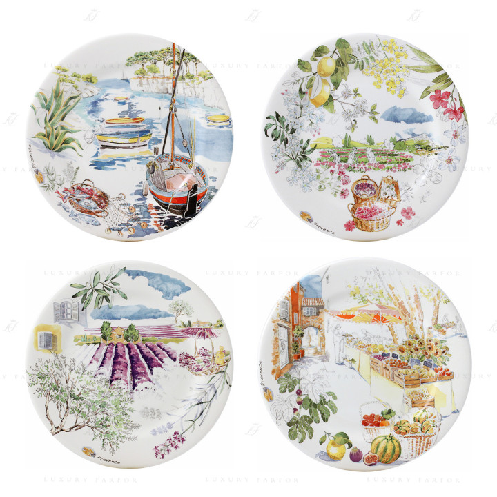 Тарелка закусочная 22см, 4шт. коллекции Provence бренда Gien