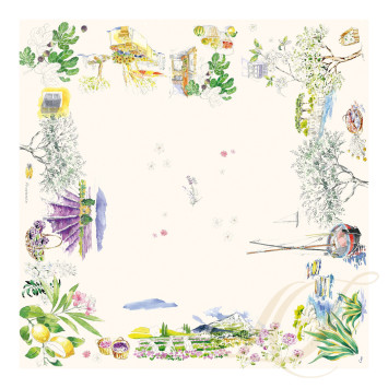 Скатерть 170х170см коллекции Provence бренда Gien