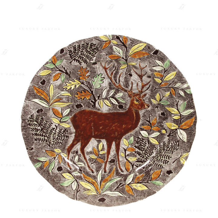 Блюдо круглое 34,4см коллекции Rambouillet бренда Gien